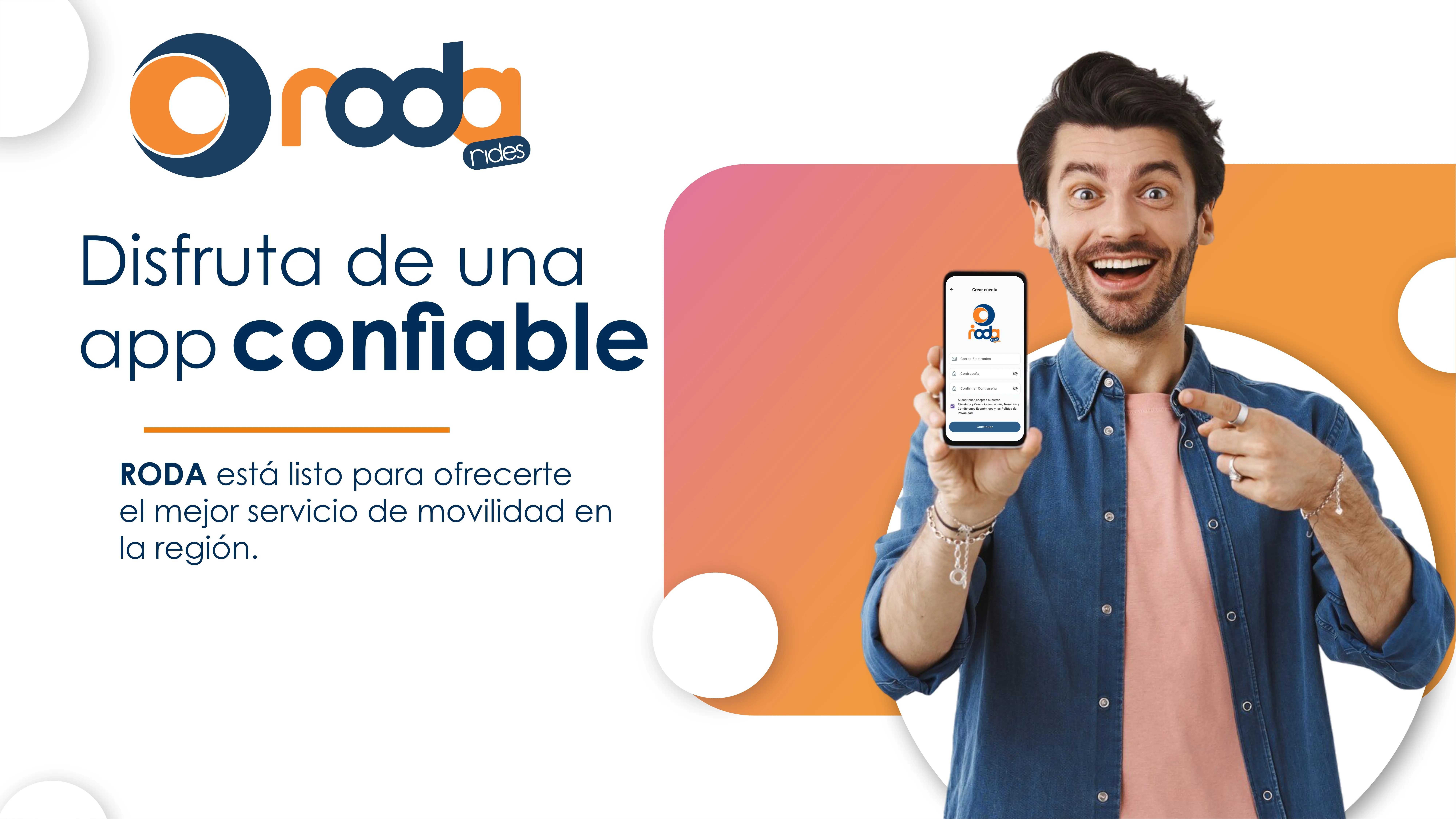 RODA Rides - Disfruta de una app confiable