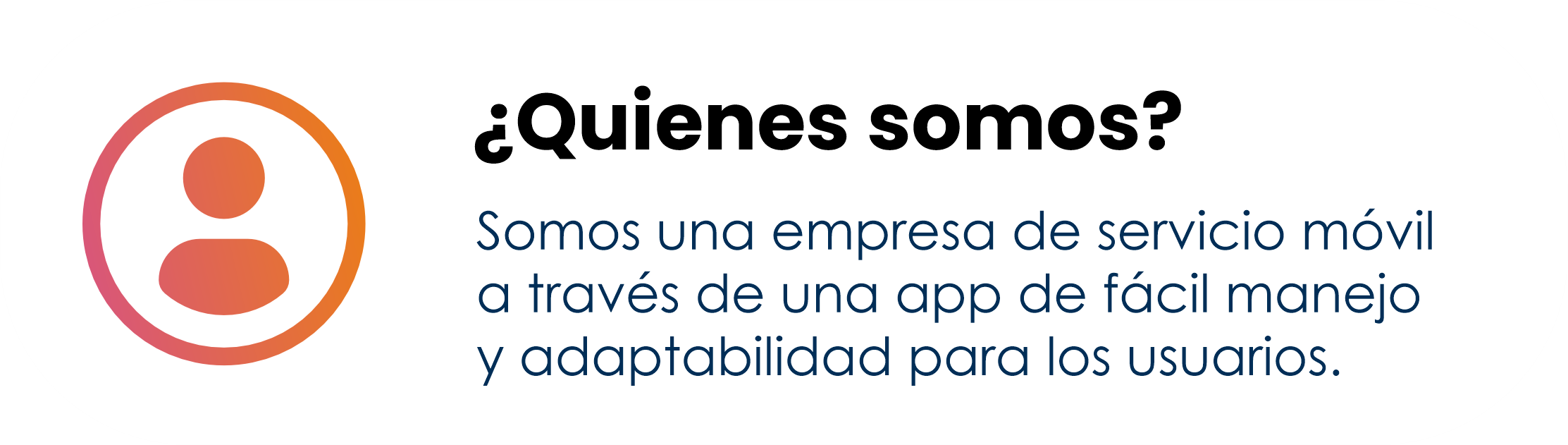 Card de Quiénes somos